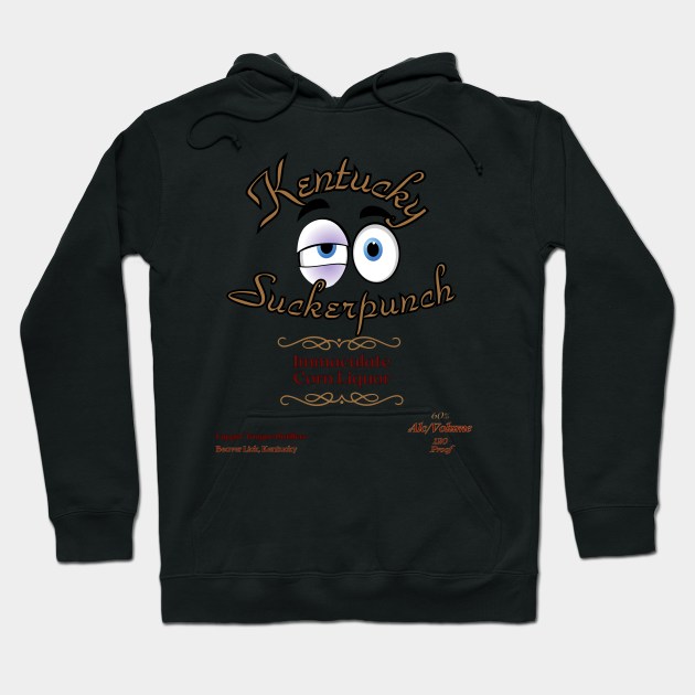 Kentucky Suckerpunch Liquor Hoodie by SeaWeed Borne